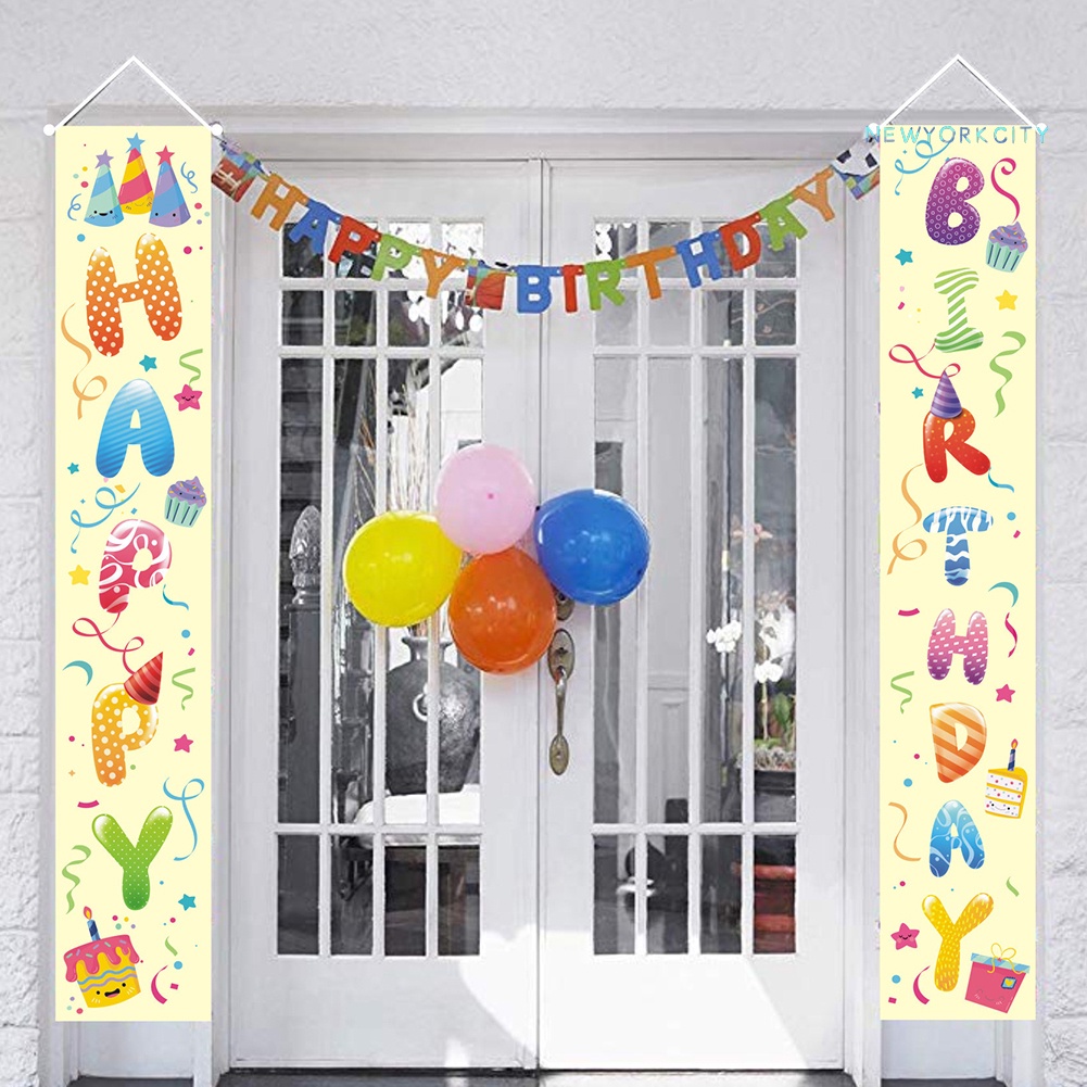 Bộ Dây Treo Trang Trí Tiệc Sinh Nhật In Chữ Happy Birthday