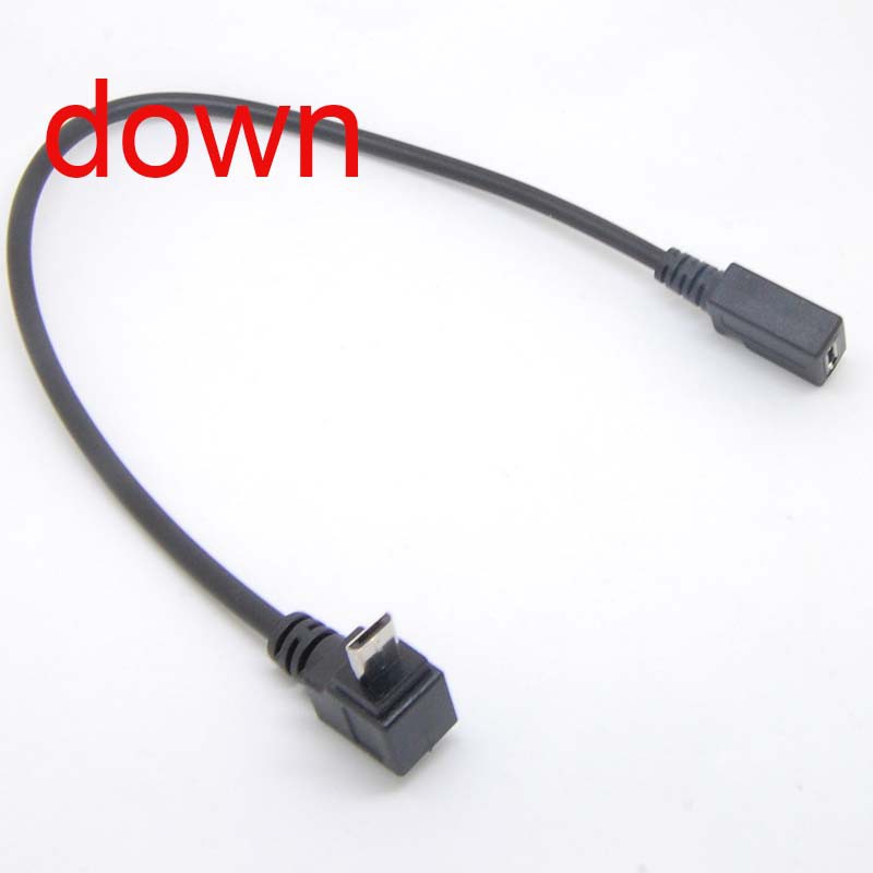 Dây Cáp Chuyển Đổi Micro Usb 2.0 5Pin Male Sang Female / Right / Down / Up