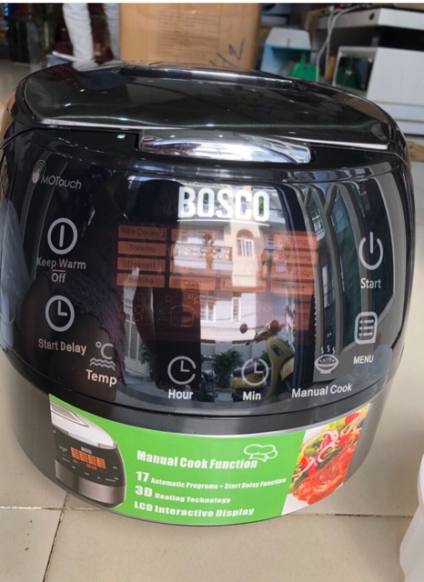 Nồi cơm điện tử Bosco 3D BMC900X sang trọng | BigBuy360 - bigbuy360.vn