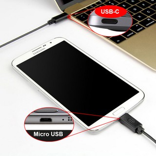 Cáp USB C ra Micro USB 1 mét Unitek Y-C473BK