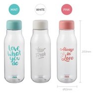 Bình nước nhựa Lock&amp;Lock Milky dung tích 500ml BPA Free HAP654