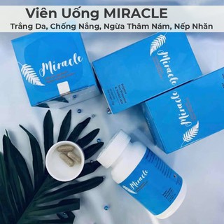 [HÀNG NHẬP KHẨU] Viên Uống Trắng Da MIRACLE Double White Extra - hộp 60