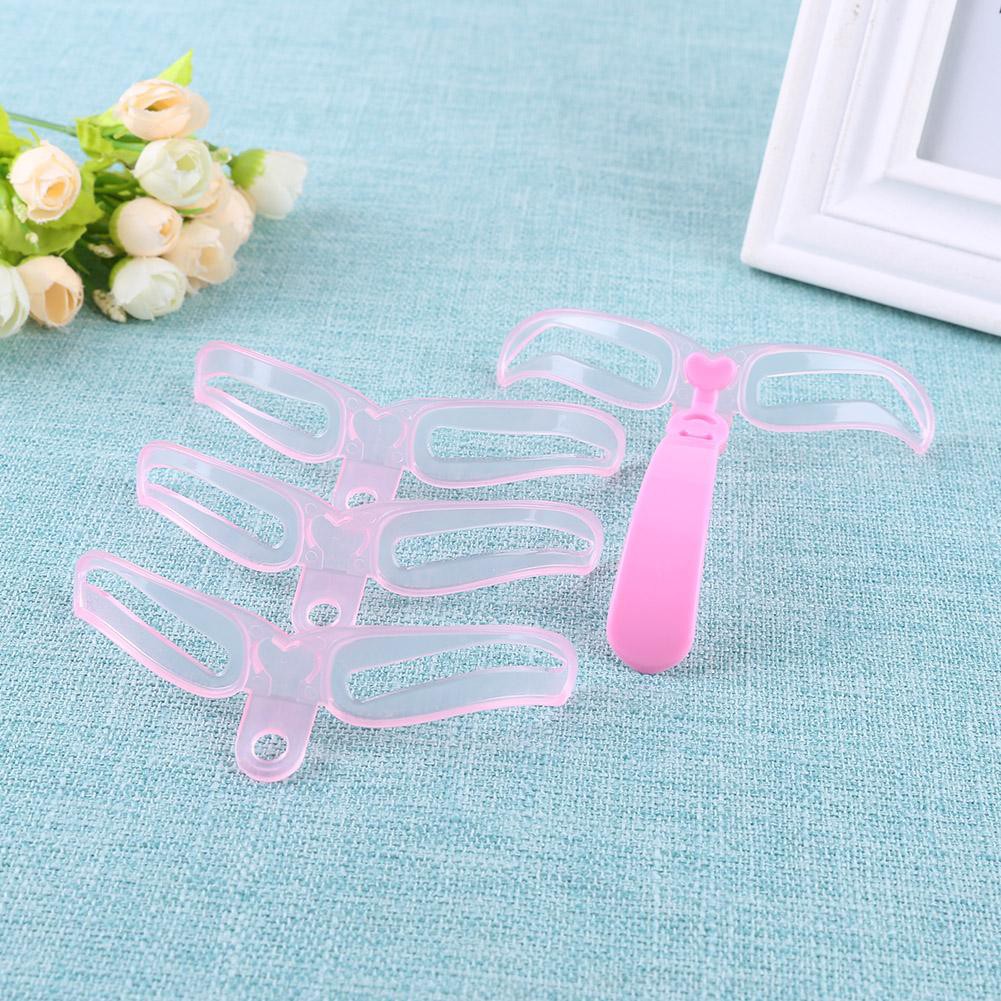 Bộ 4 khuôn định hình trang điểm chân mày có thể tái sử dụng