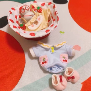 [Sẵn ] Bộ dâu_dành cho doll 15cm