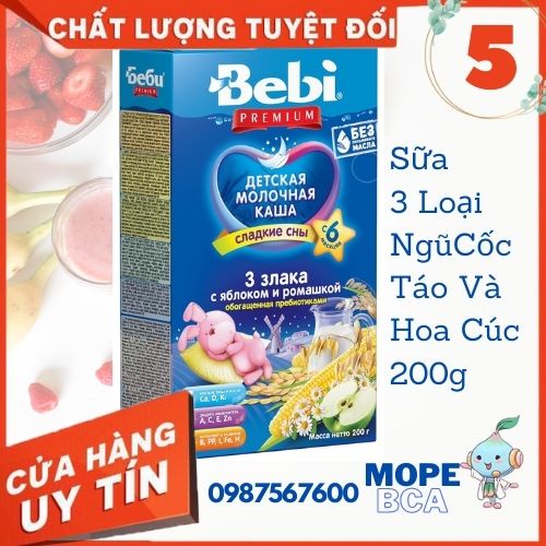 Bột ăn dặm BEBI bé 6 tháng trở lên