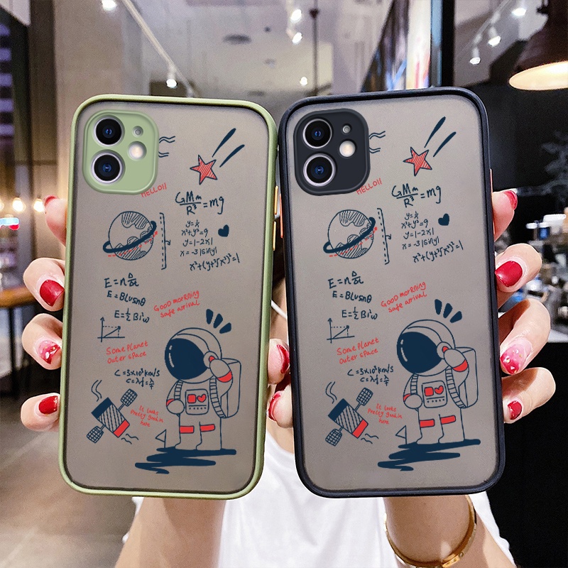 Ốp Điện Thoại Cứng Nhám Hình Phi Hành Gia Chống Sốc Bảo Vệ Camera Cho Realme 9 Pro Plus Narzo 50 Pro V25 Q5 5G