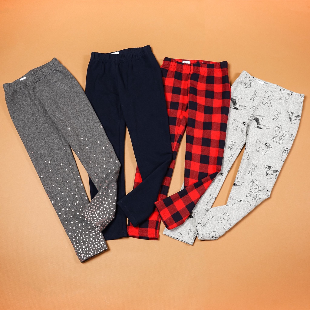 Quần legging thun cho bé gái (18-44kg)