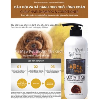 SỮA TẮM VÀ XẢ CHO CHÓ LÔNG XOĂN