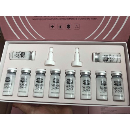 Tế Bào Gốc Cá Hồi Super Skin Salmon DNA Ampoule [ 1 hộp ] Có Bán Lẻ