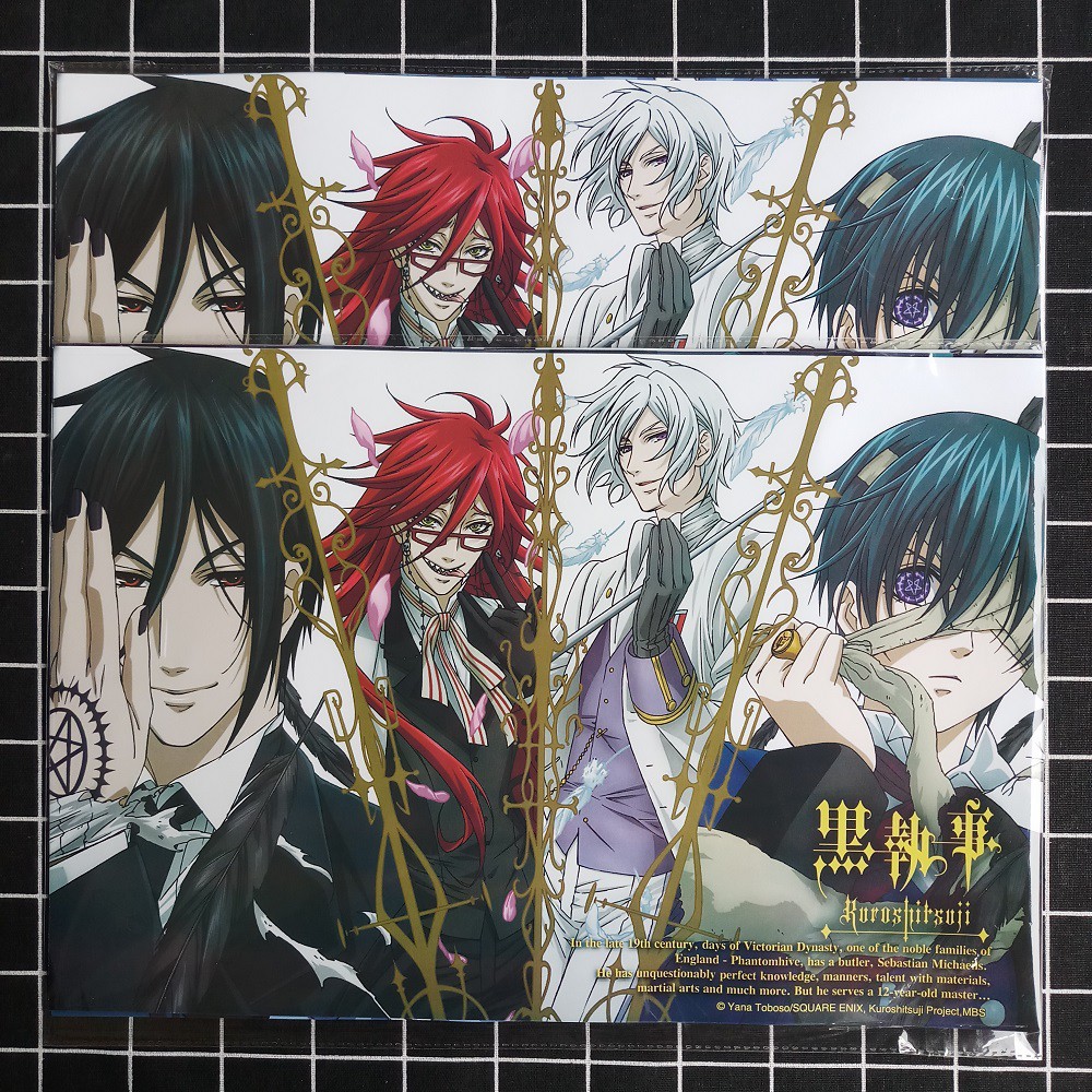 Poster Anime Hắc Quản Gia (8 Tờ)