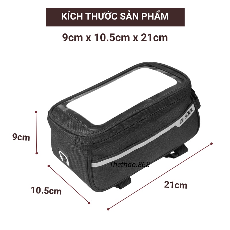 Túi Xe Đạp, Túi Treo Sườn Xe Đạp Thể Thao, Cảm Ứng, Tiện Dụng