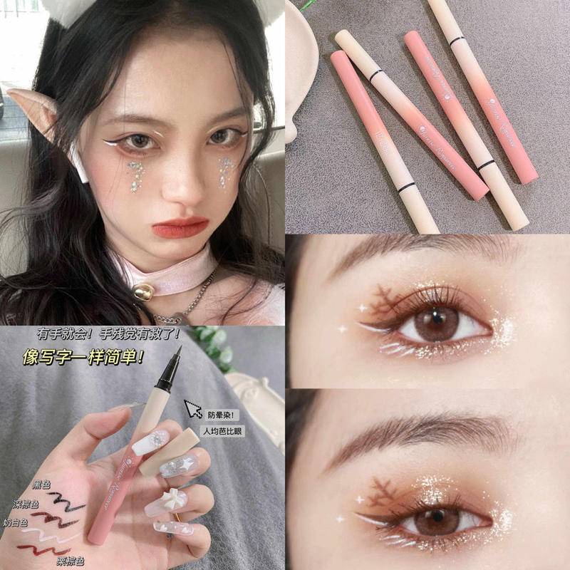 Bút Kẻ Mắt Nước Màu Đen Khô Nhanh Chống Nước Chống Nhòe Lâu Trôi