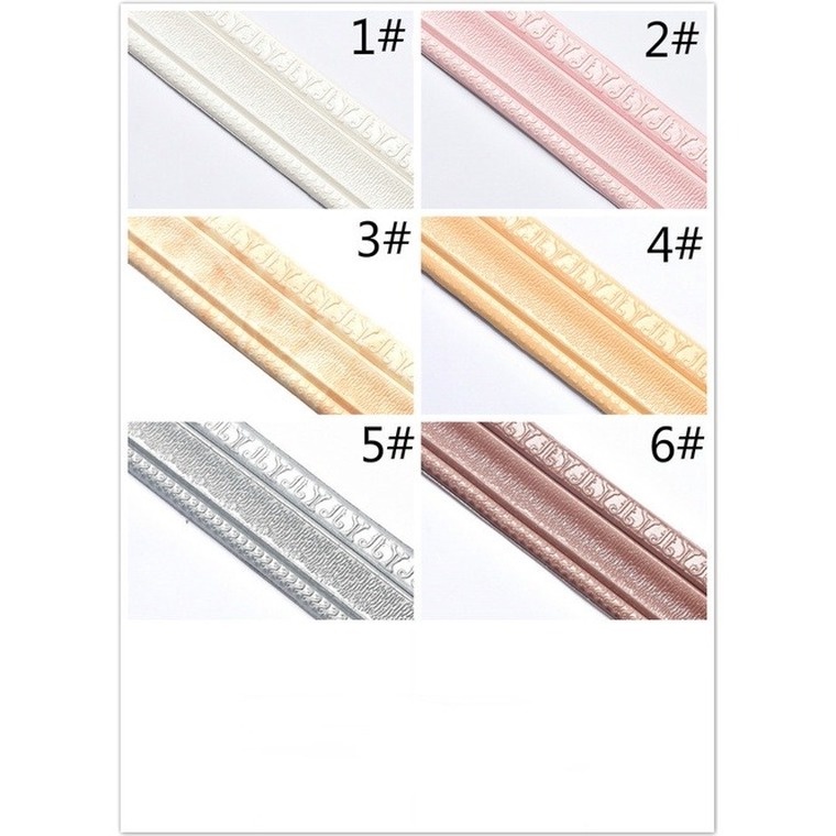 Cuộn Dây Xốp Dán Viền Tường Trang Trí 3D Chống Thấm Nước 230Cm