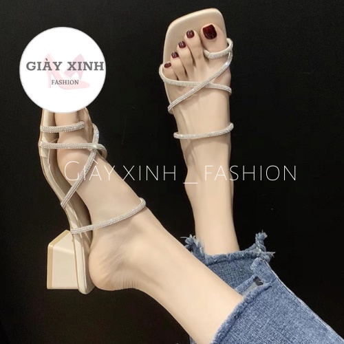 Sandal quai đá song trọng sỏ ngón Mã S06