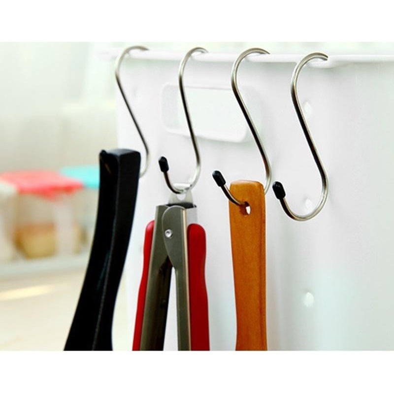 Bộ 16 móc treo inox chữ S tiện dụng - BX1721
