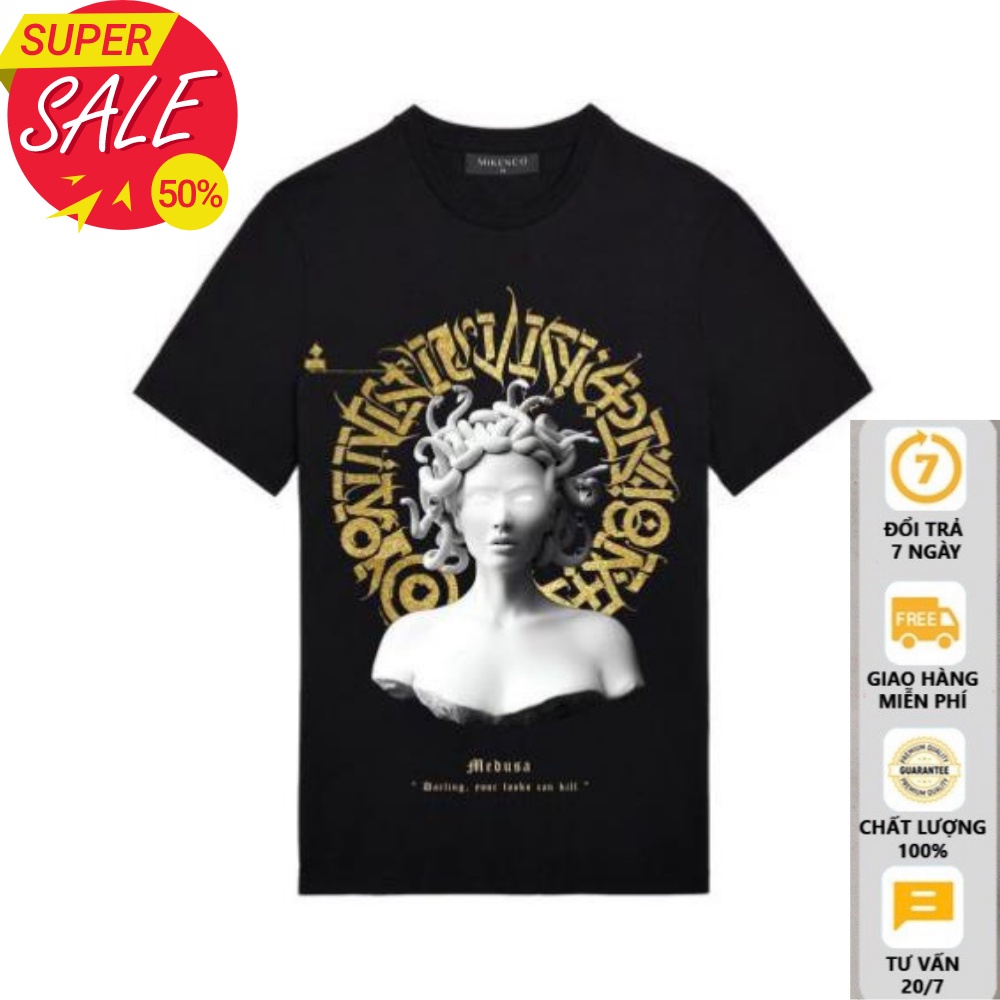 Áo phông nam, Áo T-Shirt unisex MIKENCO Medusa!, Áo Thun Tay Lỡ Nam Nữ 100% Cotton Cao CấpAEHULKSHOPVN3