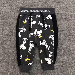 Quần Nỉ Bông trẻ em Snoopy ! Chất nỉ bông ấm áp, chất quần đẹp !