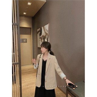 Áo vest nữ 2 lớp - Áo blazer trơn