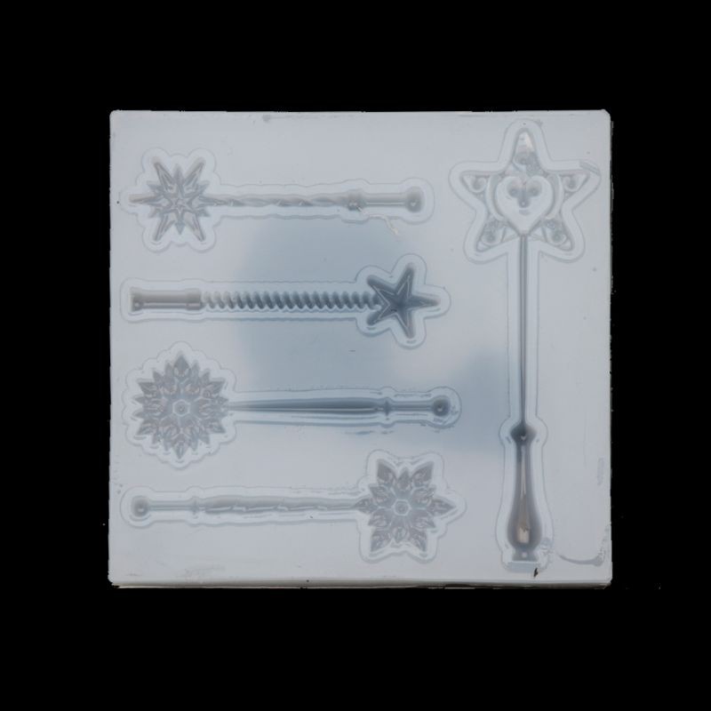 Khuôn Silicone Làm Đồ Trang Sức Hình Gậy Thần Đáng Yêu