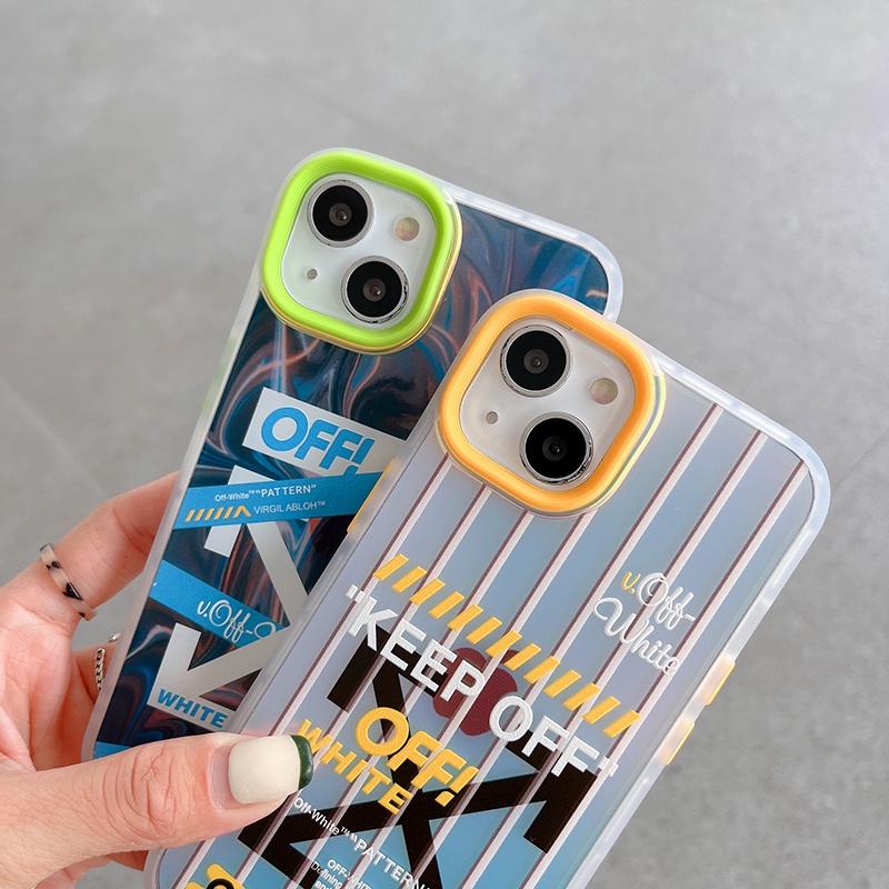 Ốp Điện Thoại In Logo OFF WHITE Sang Trọng Cho iphone 13 Pro Max i13 13pro 11ProMax i11 iX Xs XR Xs Max 7plus 8plus 12Pro 12 Pro Max