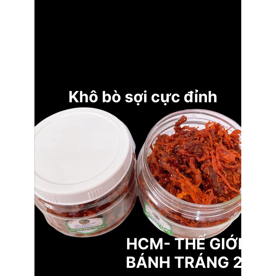 [Mã GROXUAN1 giảm 8% đơn 150K] 100g khô bò sợi trộn bánh tráng siêu ngon!đồ ăn vặt siêu ngon | BigBuy360 - bigbuy360.vn