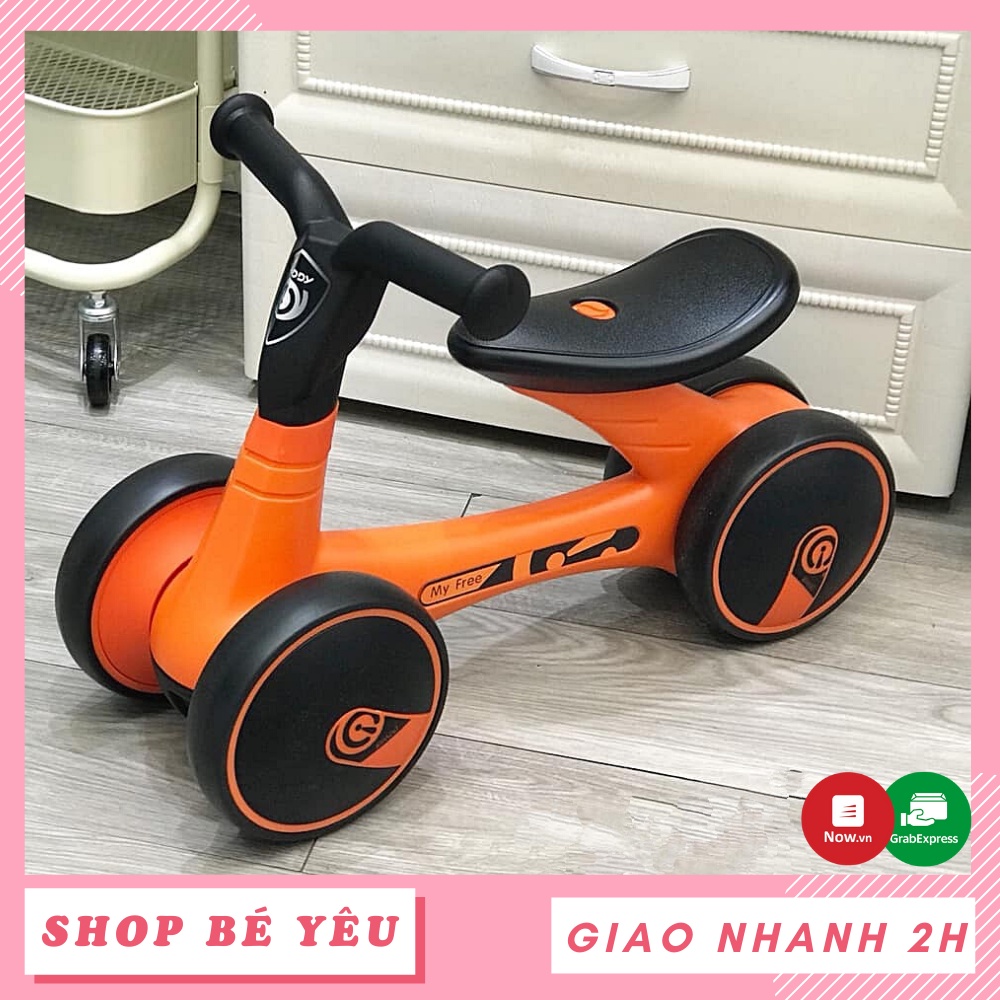 Xe cân bằng cho bé  𝑭𝒓𝒆𝒆𝒔𝒉𝒊𝒑  Xe chòi chân Luddy Joovy 1006 màu cam