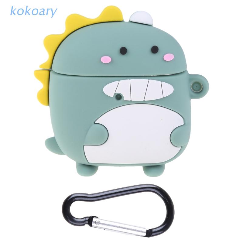 Vỏ bảo vệ hộp sạc tai nghe Redmi Buds 3 bằng silicon họa tiết KOK dễ thương