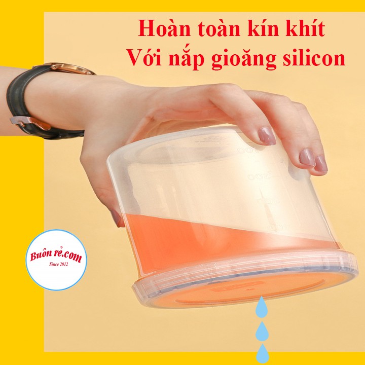 Hộp nhựa tròn Song Long Plastic 500ml/ 1000ml bảo quản thực phẩm tươi ngon (Ms: 2408/2512) _ 00316/01220