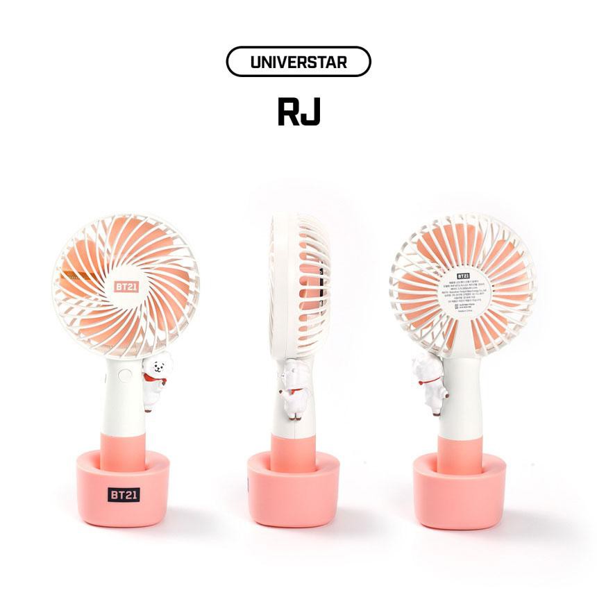 QUẠT CẦM TAY CÓ ĐÈN LED BT21 x ROYCHE LED | BigBuy360 - bigbuy360.vn