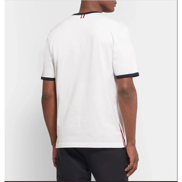 Áo Phông Thom Browne Bo Cổ