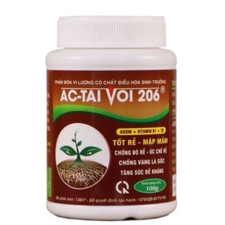 Phân Bón Vi Lượng AC - TAI VOI 206 - Tốt Rễ Mập Mầm - 100g