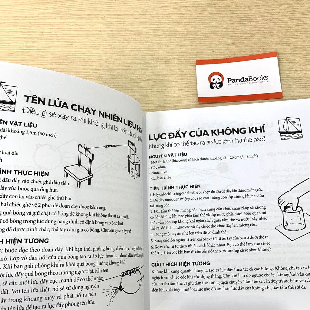 Sách Panda Bác Học Nhí - Thí nghiệm khoa học thật dễ