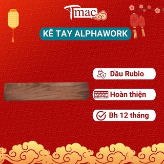 Kê tay gỗ Óc Chó AlphaWork cao cấp cho bàn phím cơ