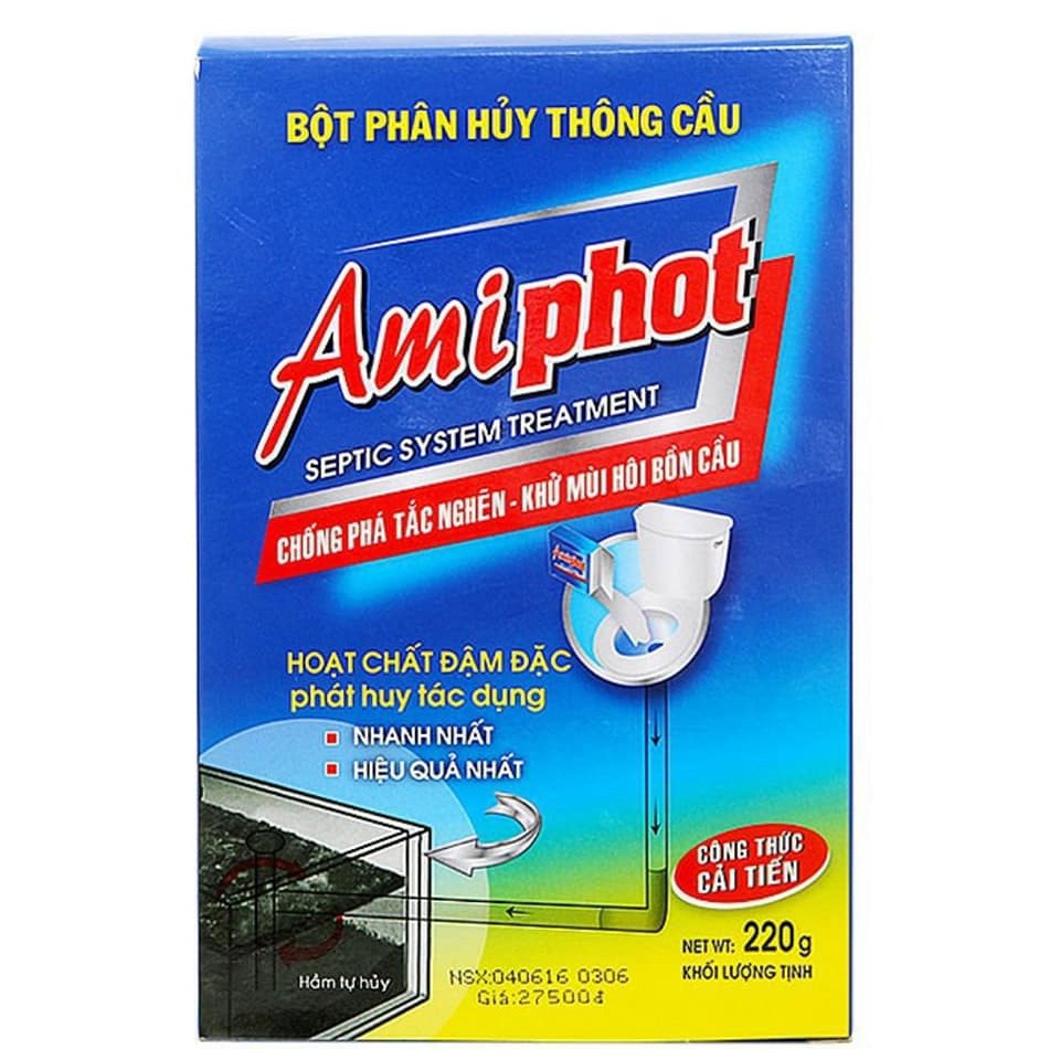 Bột Phân Huỷ Thông Cầu Amiphot 220g