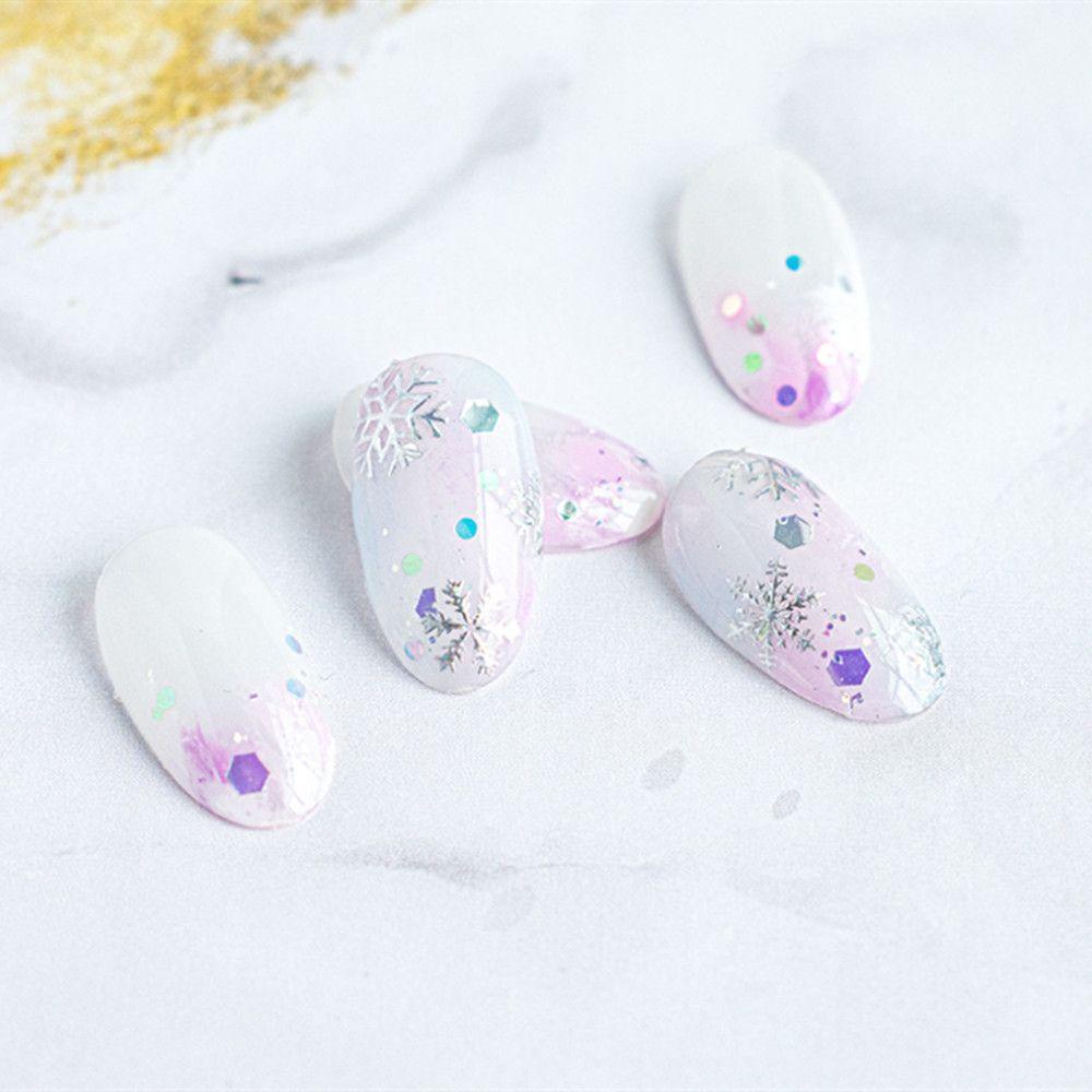 XIANTIN Đề Can Dán Móng Tay Tự Dính Họa Tiết Hoạt Hình Chủ Đề Giáng Sinh