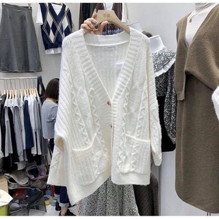 Áo Khoác Cardigan basic len xịn