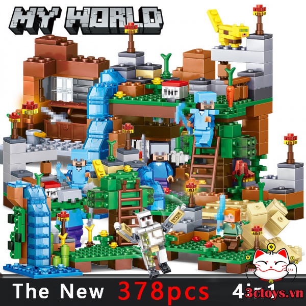 378 CÁI KT_lego Minecraft KT_lego City KT_lego Đồ chơi KT_lego City