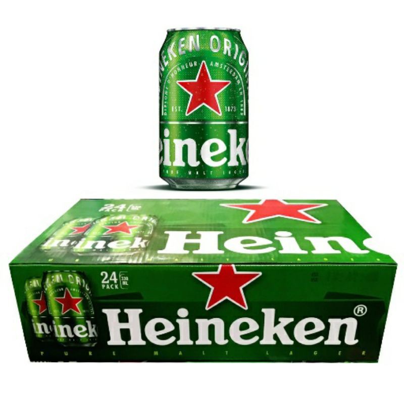 Thùng 24 lon bia Heineken 330ml