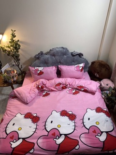 Bộ chăn ga poly cotton 4 món