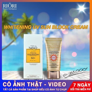 [CHÍNH HÃNG]Kem Chống Nắng Whitening UV Sun Block Cream RIORI HANA làm chậm quá trình lão hóa da, bảo vệ da khi ra nắng