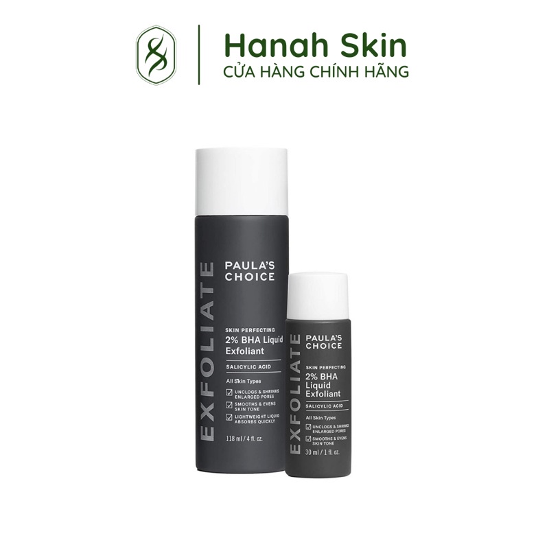 – Dung dịch loại bỏ tế bào chết Skin Perfecting 2% BHA Liquid Exfoliant