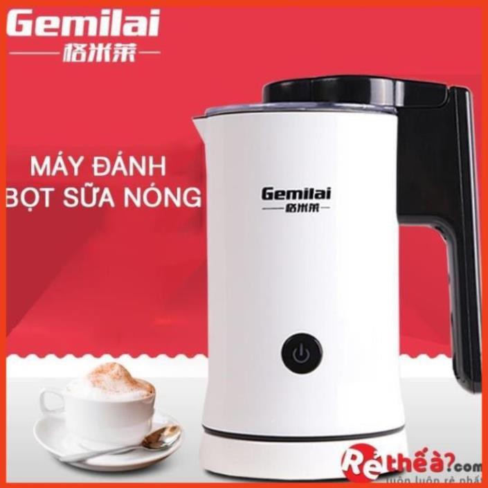 Máy đánh sữa tạo bọt milk foam Gemilai CRM8008 - Hàng Nhập Khẩu