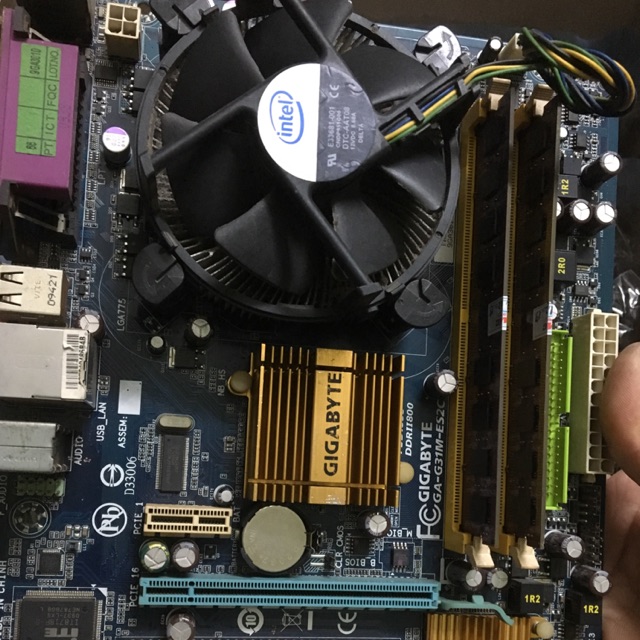 Combo Main G31 kèm CPU E8400 Ram 4G