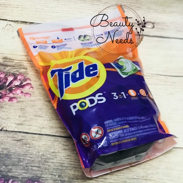 Viên giặt Tide pods 3in1 của Mỹ ( bịch 42 viên)