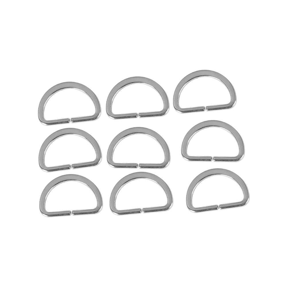 Bộ 20 Vòng Kim Loại Chữ D Chuyên Dụng Cho May Vá Ba Lô Da