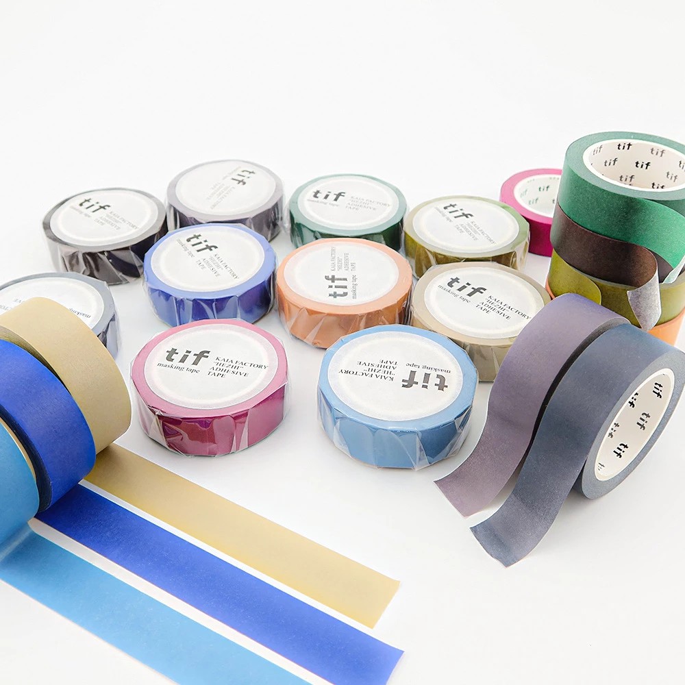 Băng Keo Trang Trí Họa Tiết Caro Tif Decor 15MM*10M Washi Tape 1 Cây Đầu To