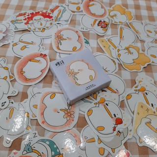 Hộp 46 Miếng Dán Sticker Trang Trí Vịt Dễ Thương