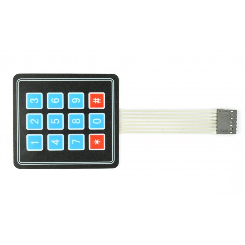 Bàn Phím Ma Trận Mềm 3x4 Keypad