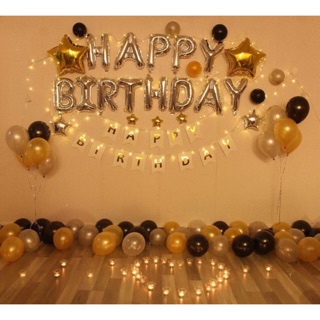 Set bóng sinh nhật cho người lớn kèm đèn nến