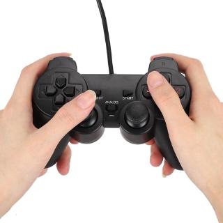 208-2 USB Vibration Double Action Gamepad Game Controller Joystick for PC Computer